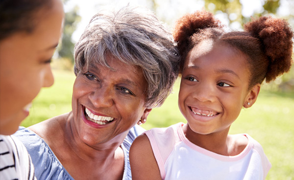 A happy family spends time together, free of worry about final expenses