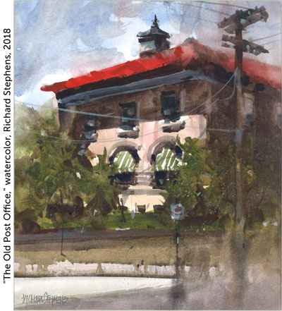 Watercolor Painting Richard Stephens Photo